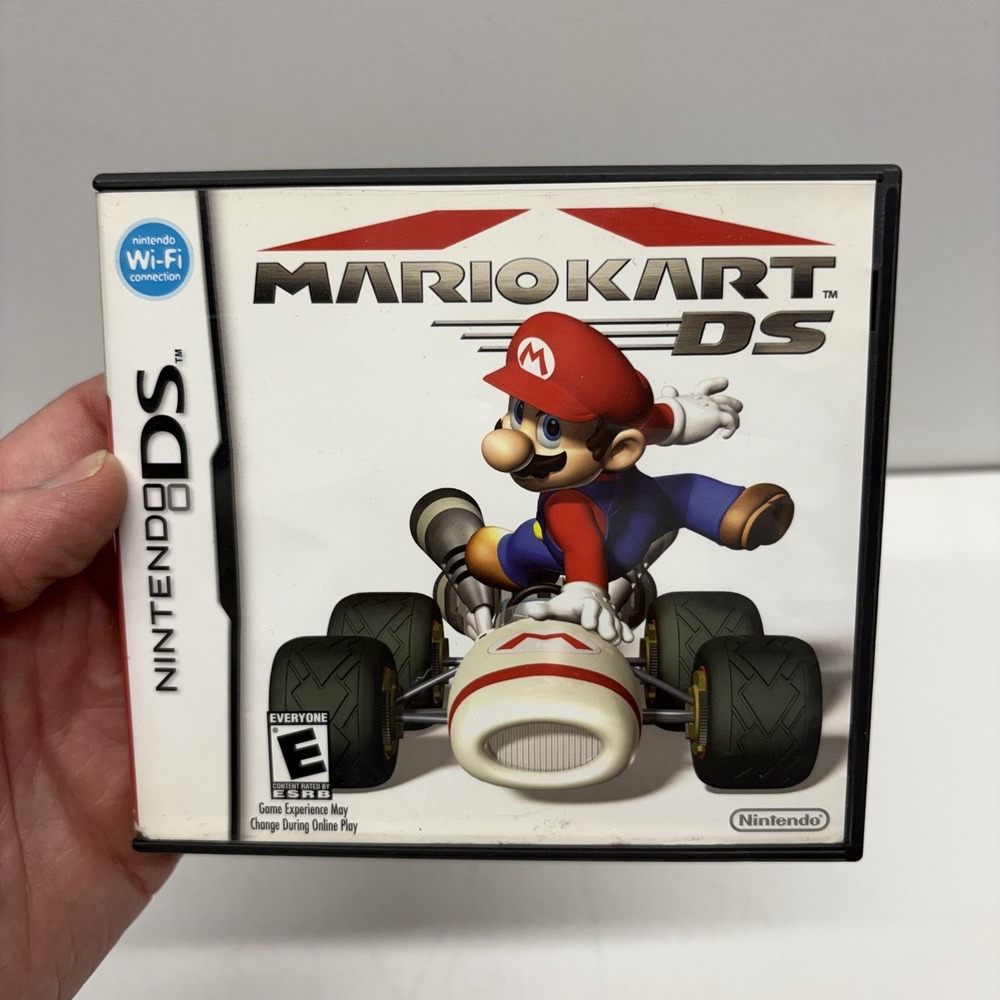 Mario Kart DS Nintendo DS Authentic Complete CIB Game Case Manual